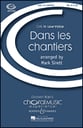 Dans Les Chantiers TBB choral sheet music cover